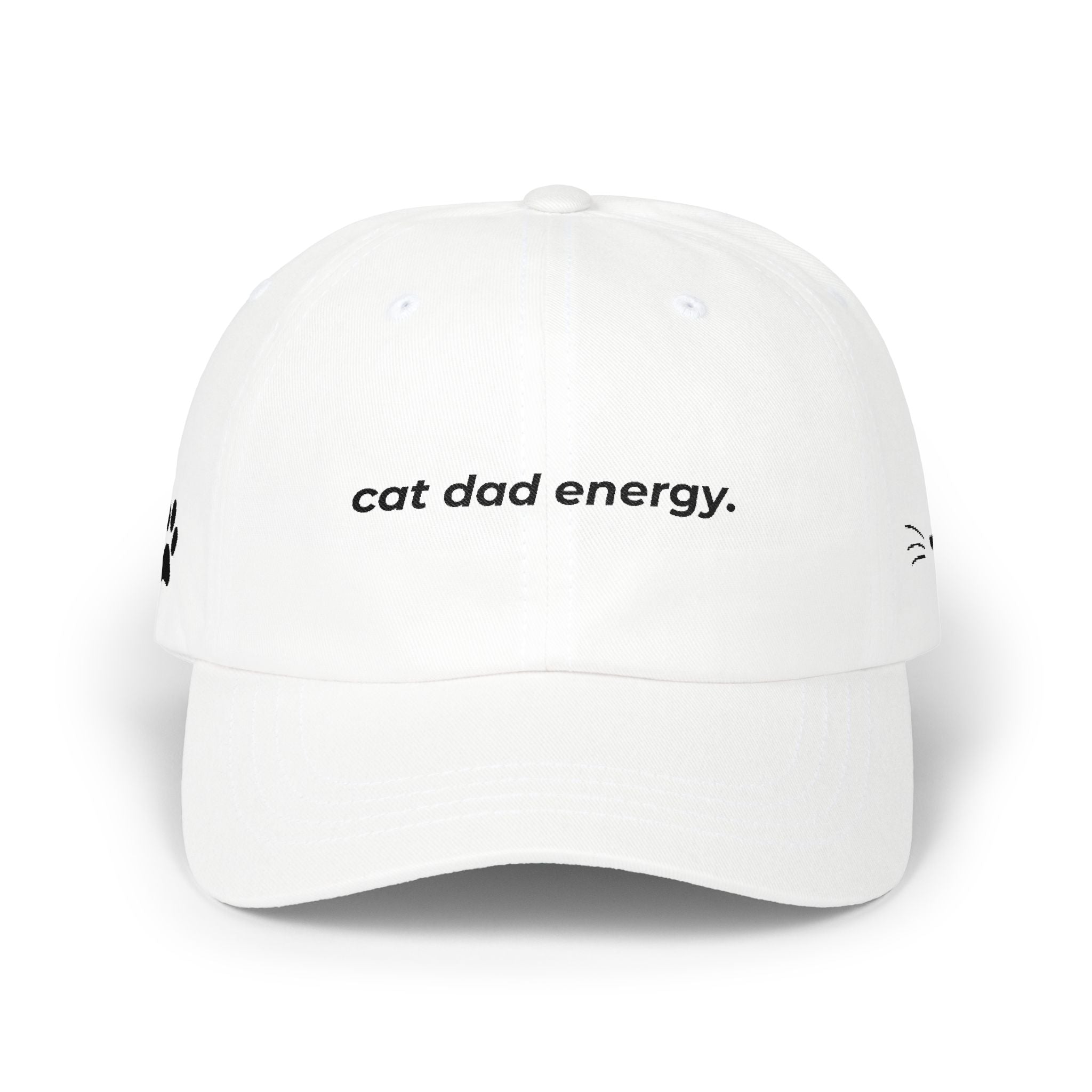 cat dad energy.™ Embroidered Hat