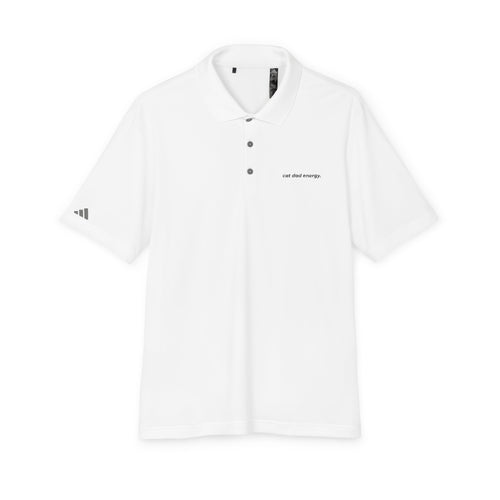 adidas® cat dad energy. ™ Embroidered Polo Shirt