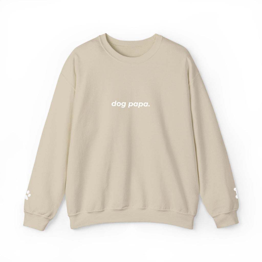 dog papa. ™ Embroidered Crewneck