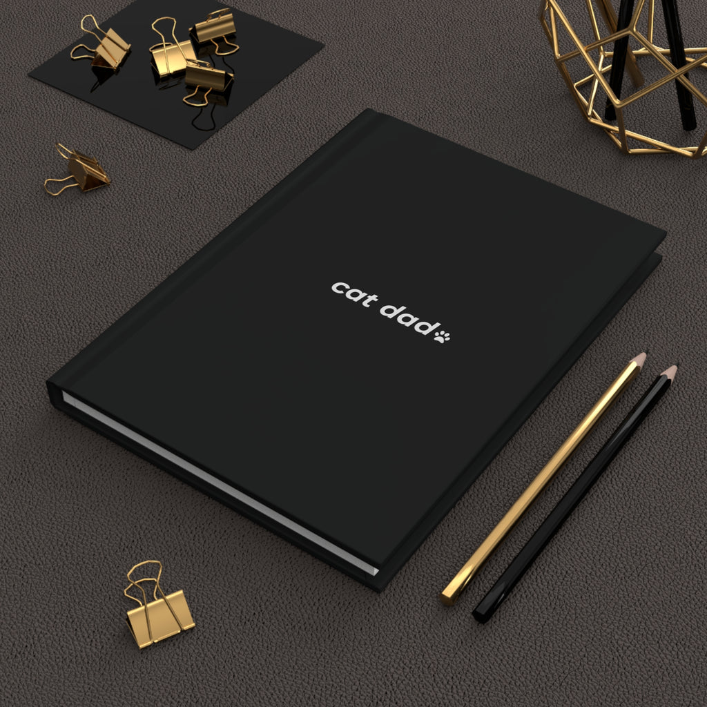 cat dad. ™ Hardcover Journal