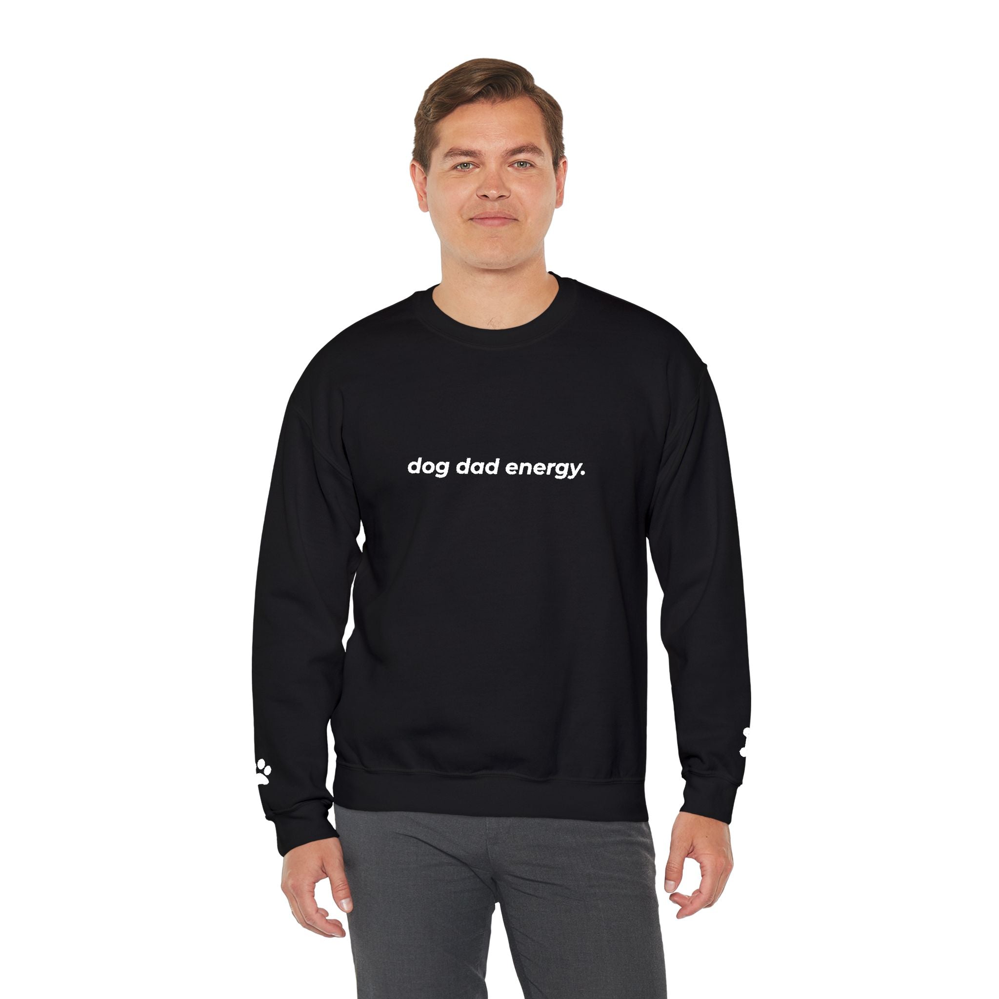 dog dad energy. ™ Embroidered Crewneck