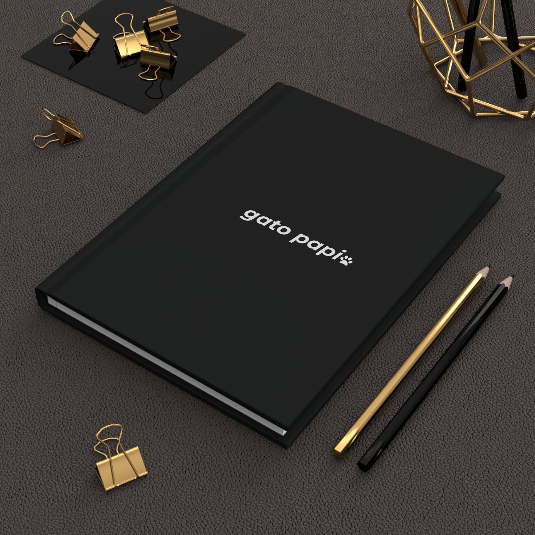 gato papi. ™ Hardcover Journal