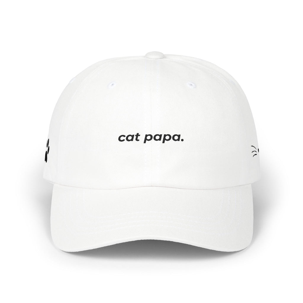 cat papa. ™ Embroidered Hat