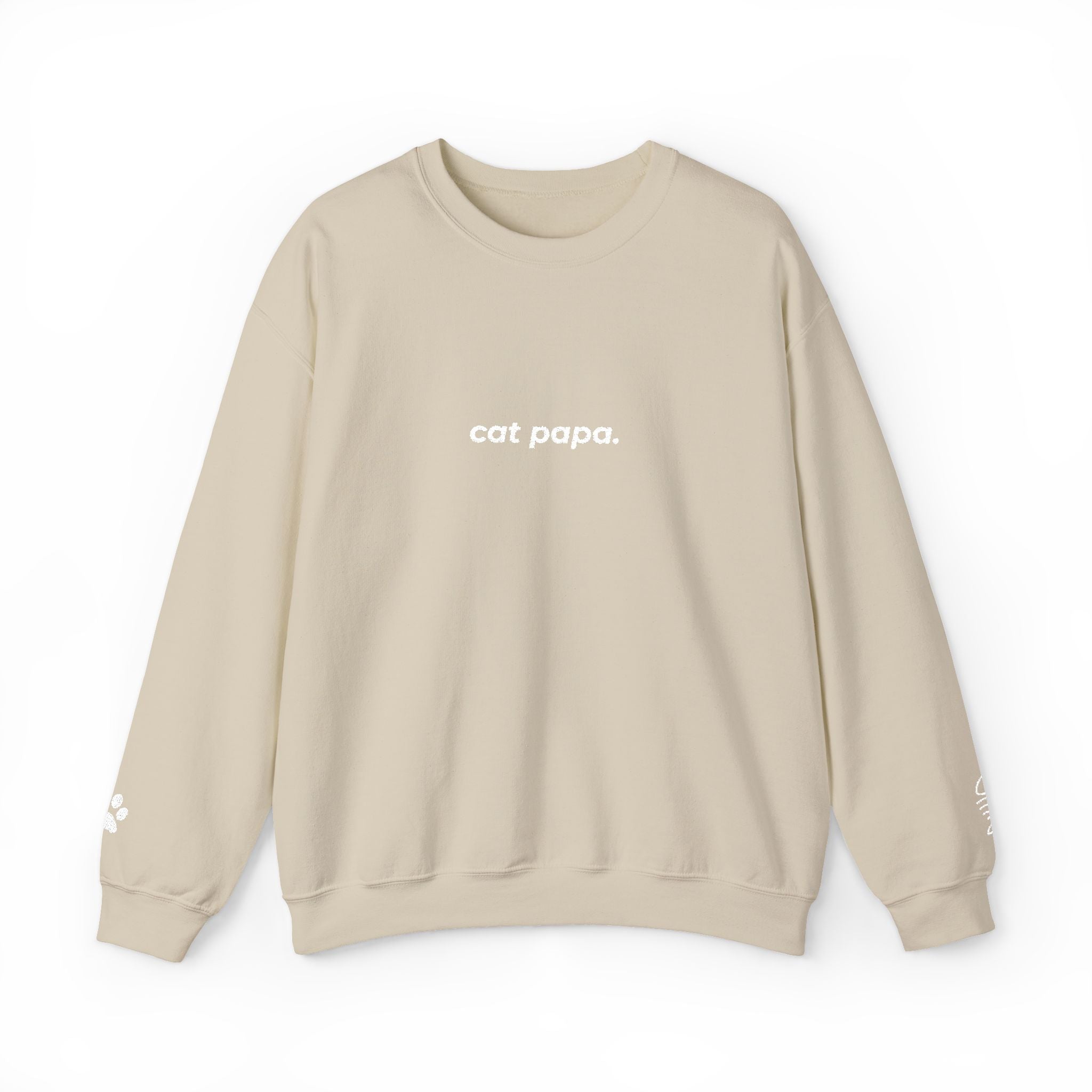 cat papa. ™ Embroidered Crewneck