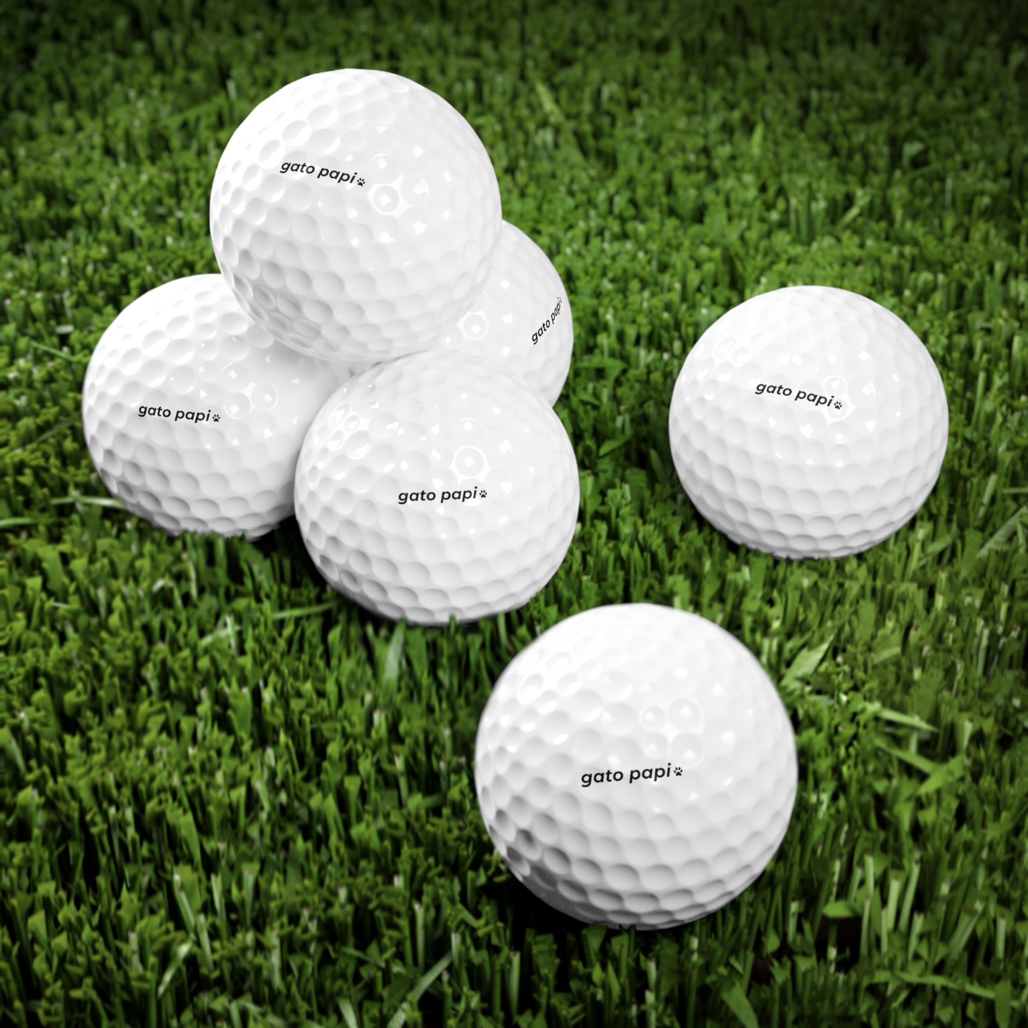 gato papi. ™ Golf Balls (6pcs)