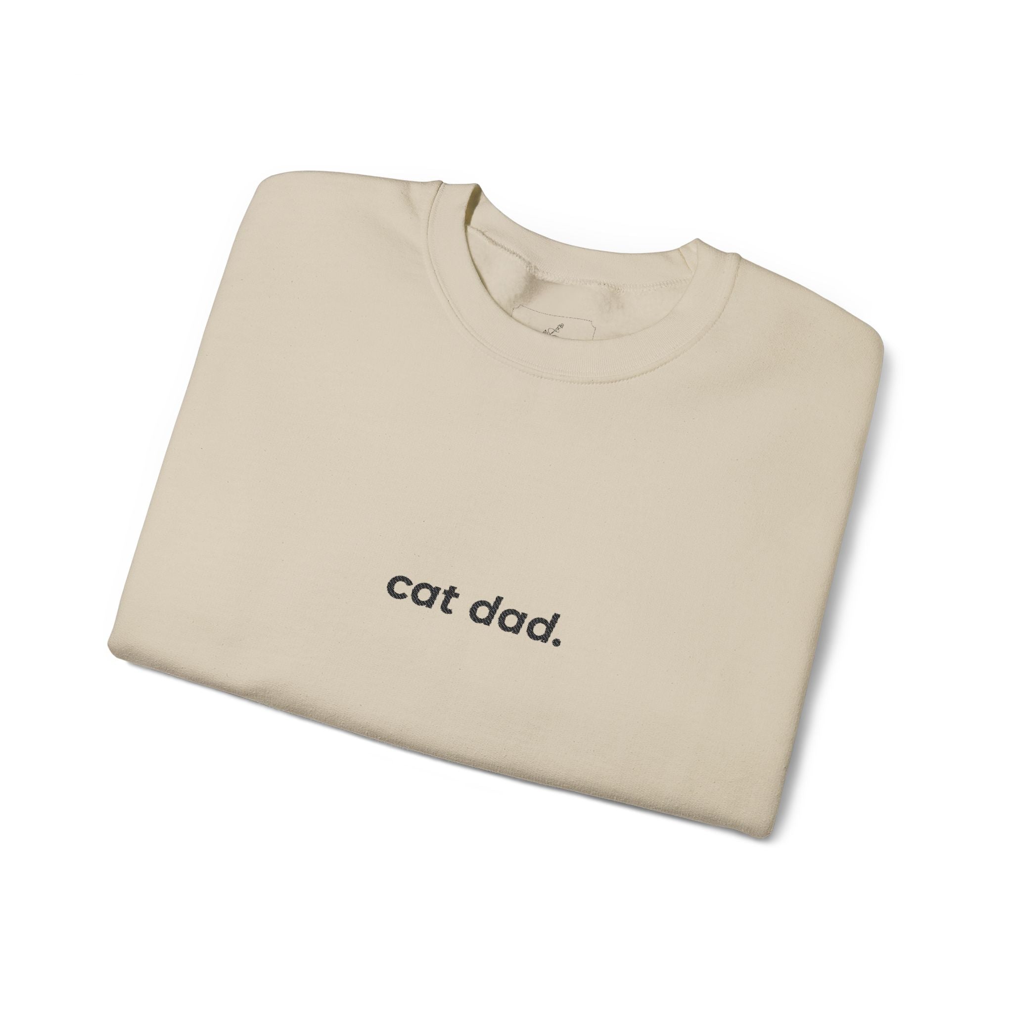 cat dad. ™ Embroidered Crewneck