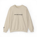 cat dad energy. ™ Embroidered Crewneck