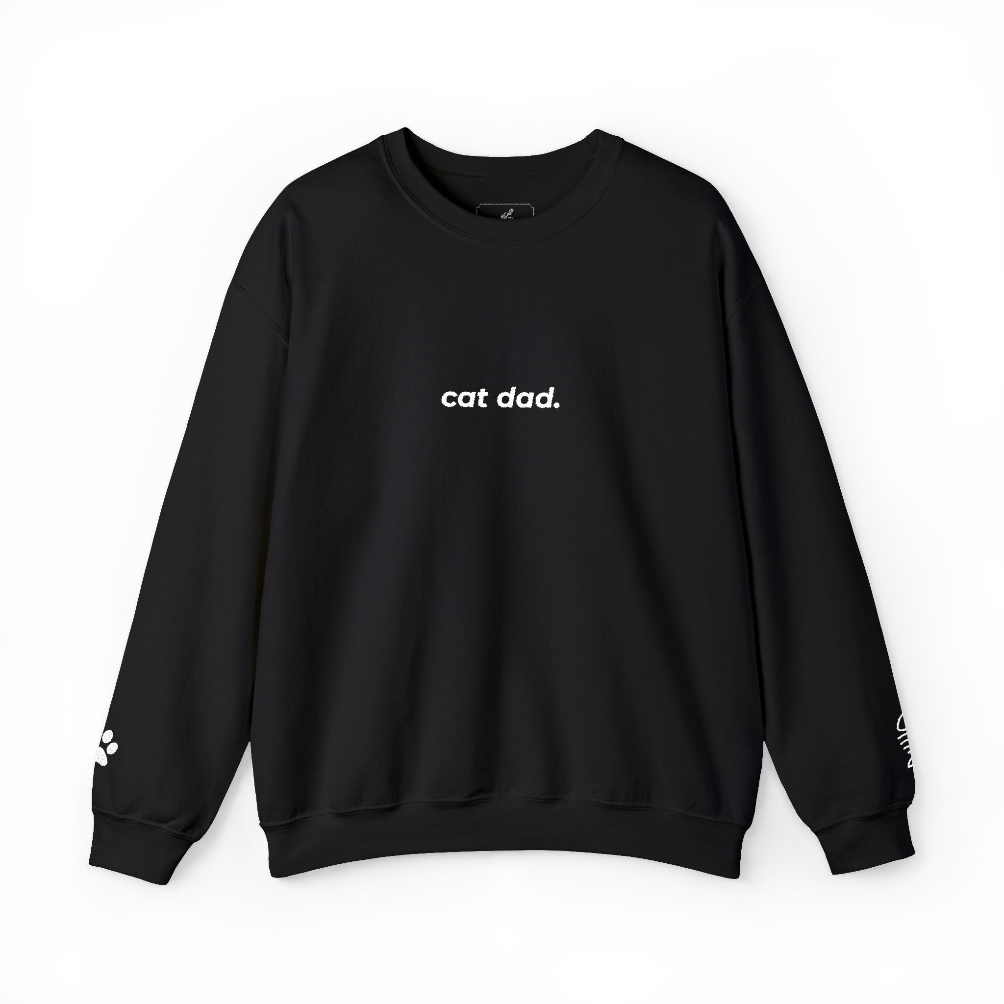 cat dad. ™ Embroidered Crewneck