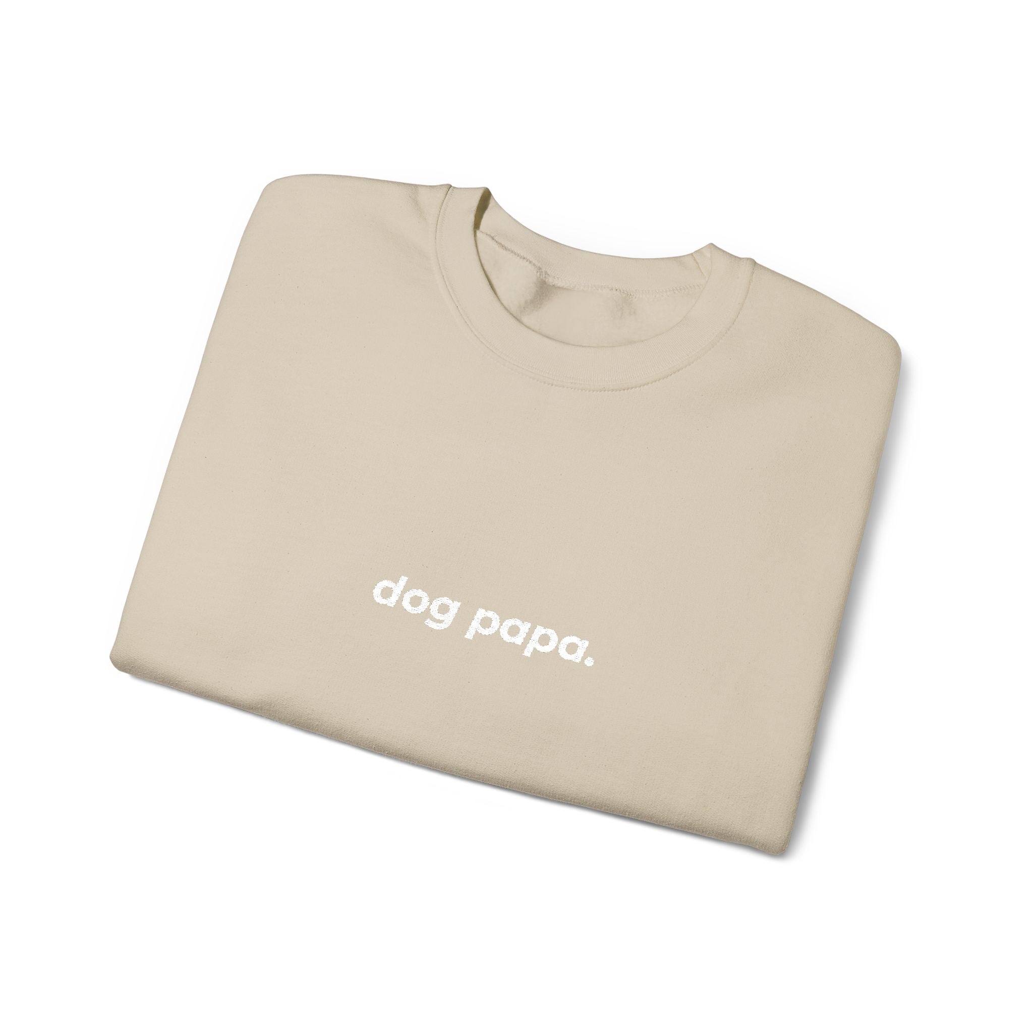 dog papa. ™ Embroidered Crewneck