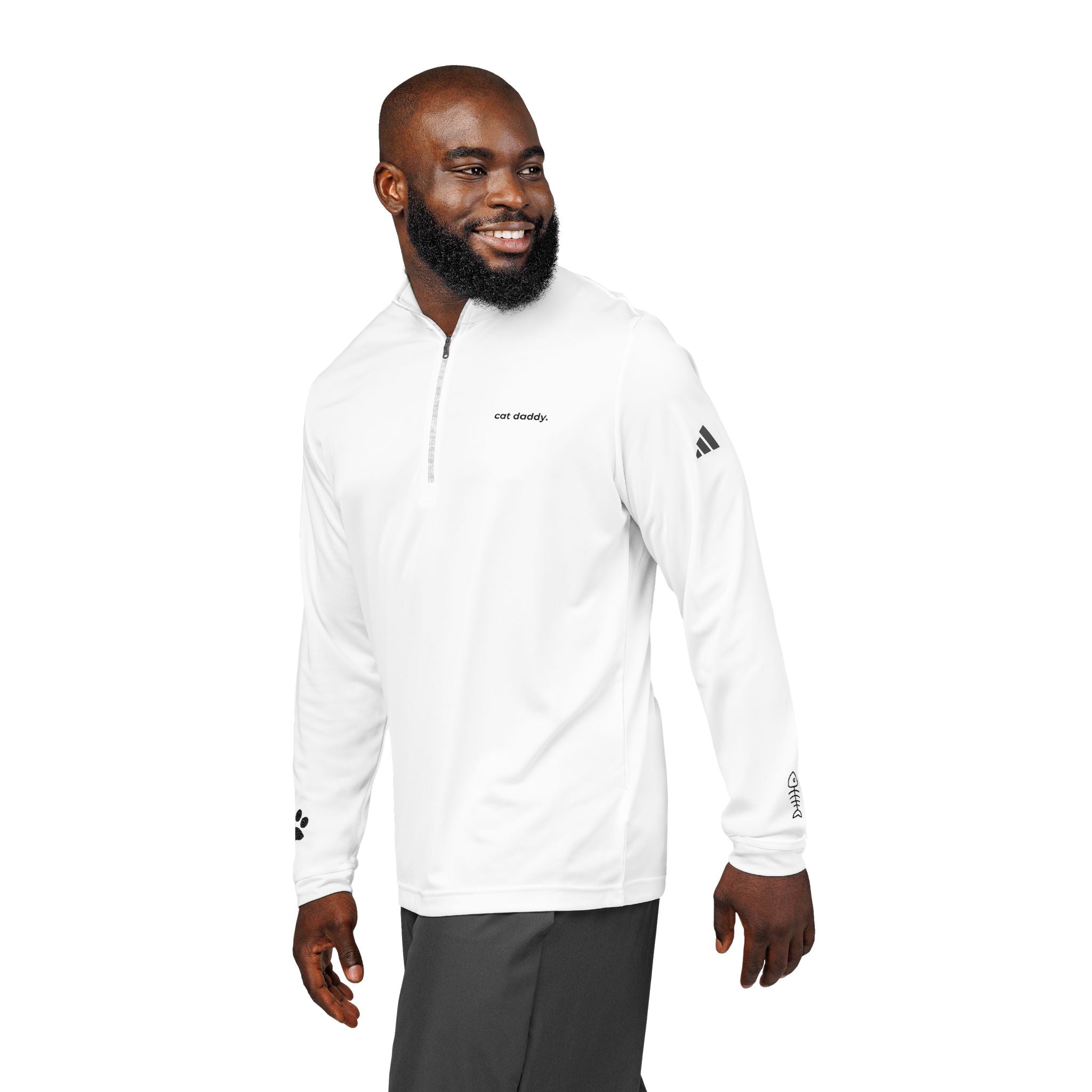 adidas® cat daddy. ™ Embroidered Quarter zip