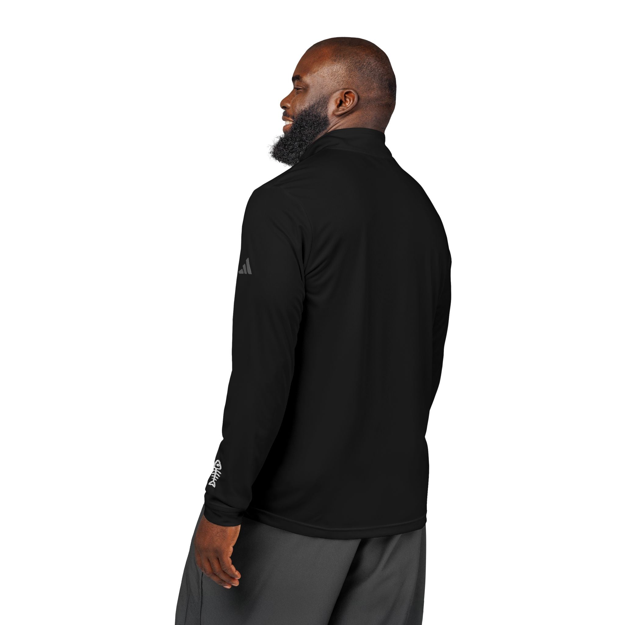 adidas® cat papa. ™ Embroidered Quarter-zip