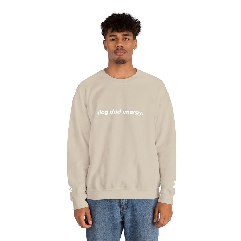 dog dad energy. ™ Embroidered Crewneck