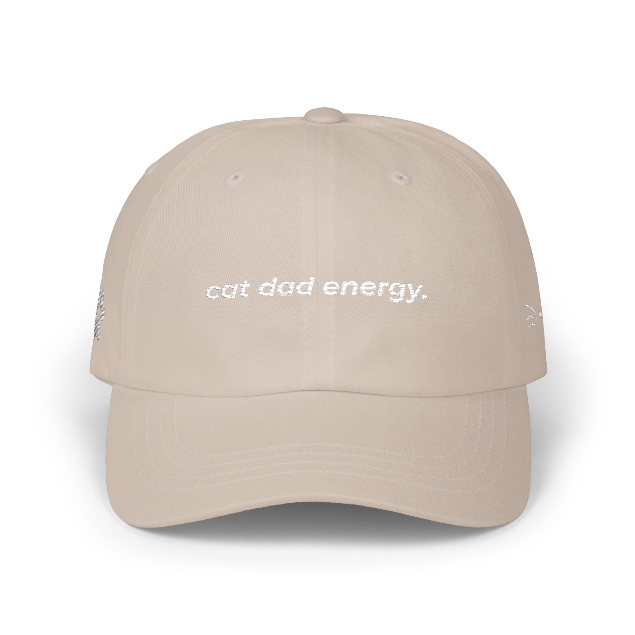 cat dad energy.™ Embroidered Hat