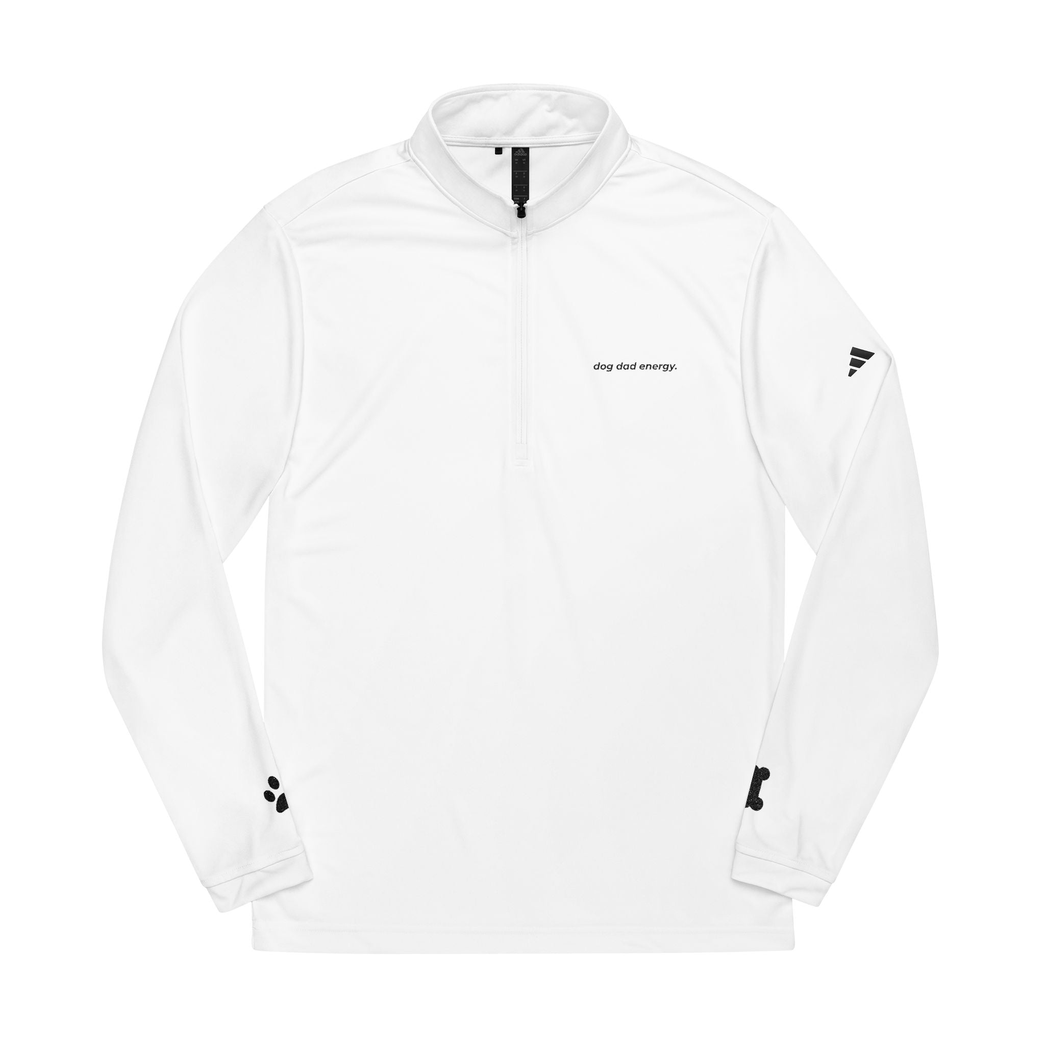 adidas® dog dad energy. ™ Embroidered Quarter-zip